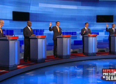 The candidates debated in South Carolina