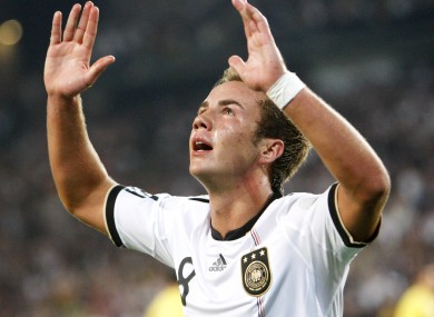 United target Goetze has been compared to Messi.