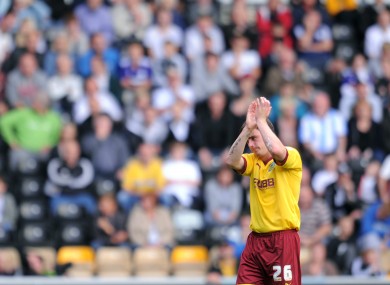 Keith Treacy was on the mark on Saturday, but couldn't stop Burnley from losing away to Peterborough.