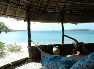 An view from the Kiwayu Safari Village where the couple are reported to have been staying.