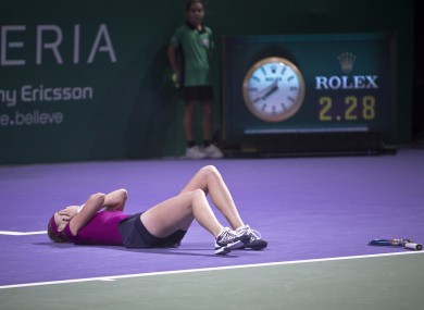 Petra Kvitova: welcome to the big-time (again).