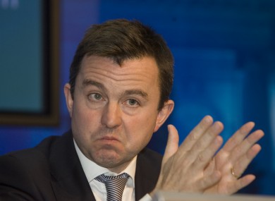 Minister for State at the Department of Finance Brian Hayes pictured in November.