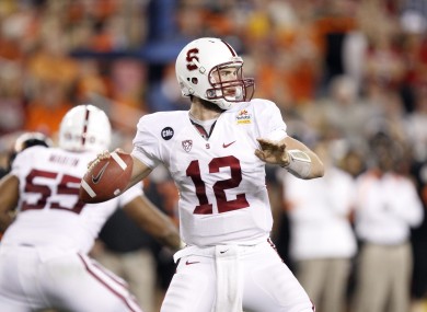 Stanford quarterback Andrew Luck will be the first overall pick of the 2012 NFL Draft.