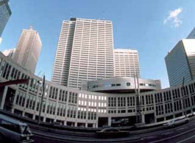 The Keio Plaza Hotel in Shinjuku, Tokyo