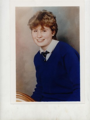 Caroline Graham as a teenager