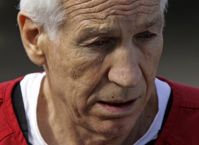 Sandusky leaves the courthouse today.