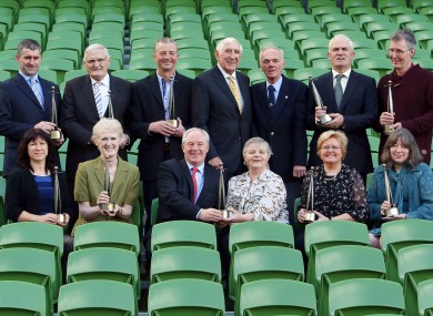 Minister of State for Tourism and Sport Michael Ring at the Irish Sports Volunteers Awards yesterday.