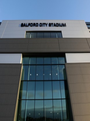 Salford City Stadium, home of the Sale Sharks.