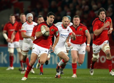 Conor Murray makes a first-half break.