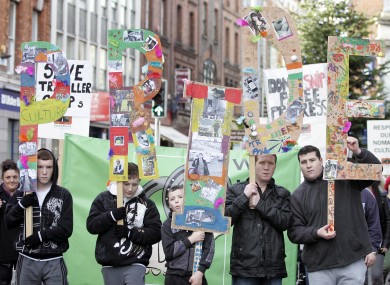 Today's protest marks International Roma and Traveller Day (file photo).