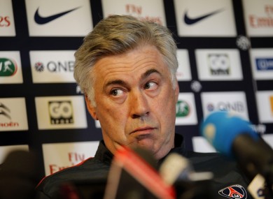 Ancelotti looks to be on his way out.