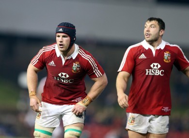 Sean O'Brien (left) starts at blindside flanker.