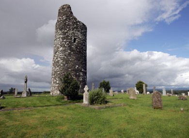 The Round Tower at Old Kilcullen in Co Kildare