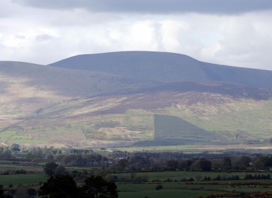 Part of the Wicklow mountains (File photo)