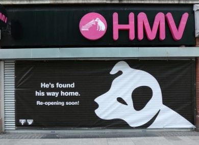 The HMV shop on Henry Street in Dublin.
