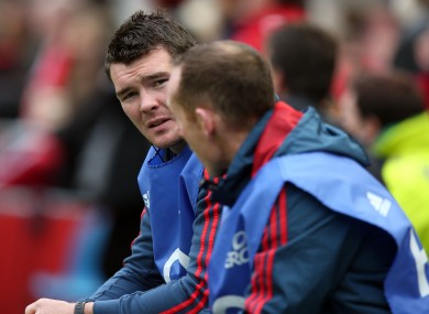 O'Mahony: was rested for last week's defeat in Edinburgh.