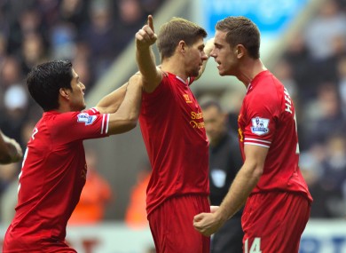Steven Gerrard brought up his ton for Liverpool today.