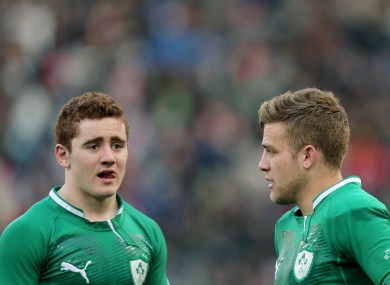 Paddy Jackson starts at out-half with Ian Madigan in reserve.