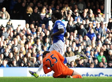 Lloris suffered the head injury when he clashed with Lukaku's knee.