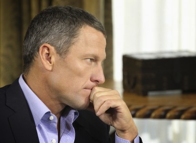 Armstrong admitted to using performance-enhancing drugs in an interview with Oprah earlier this year.