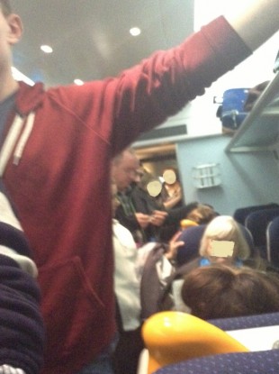 The 5.05pm Sligo train on Saturday.