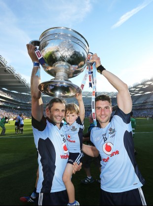 (L to R) Alan Brogan, his son Jamie and brother Bernard.