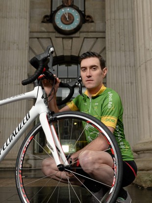 McLaughlin at yesterday's Ras launch at the GPO.