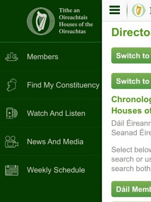 A screenshot of the app on iOS.