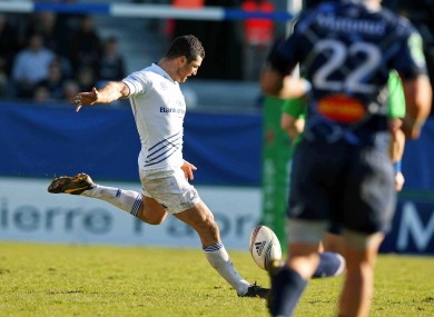 Rob Kearney steps up to deliver three points for Leinster.