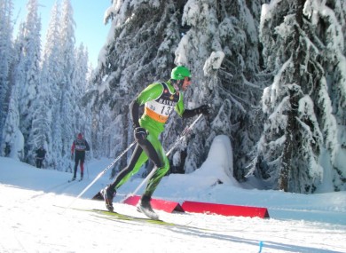 Jan Rossiter is training in Austria ahead of the Winter Olympics.