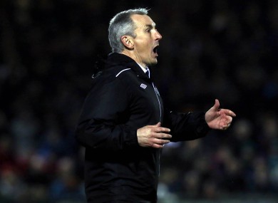 John Caulfield saw his Cork side take the lead just before half-time.