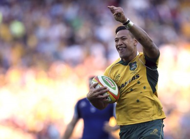 Israel Folau and Australia piled on the misery for France this month.
